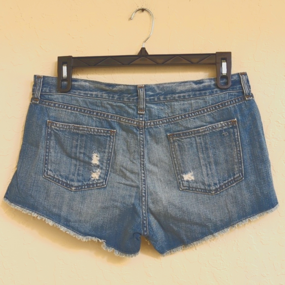 rag & bone Jean Cut Off Distressed Shorts in Chesapeake Size 31 - Picture 5 of 10